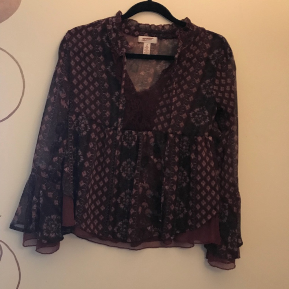 Bell Sleeves Blouse